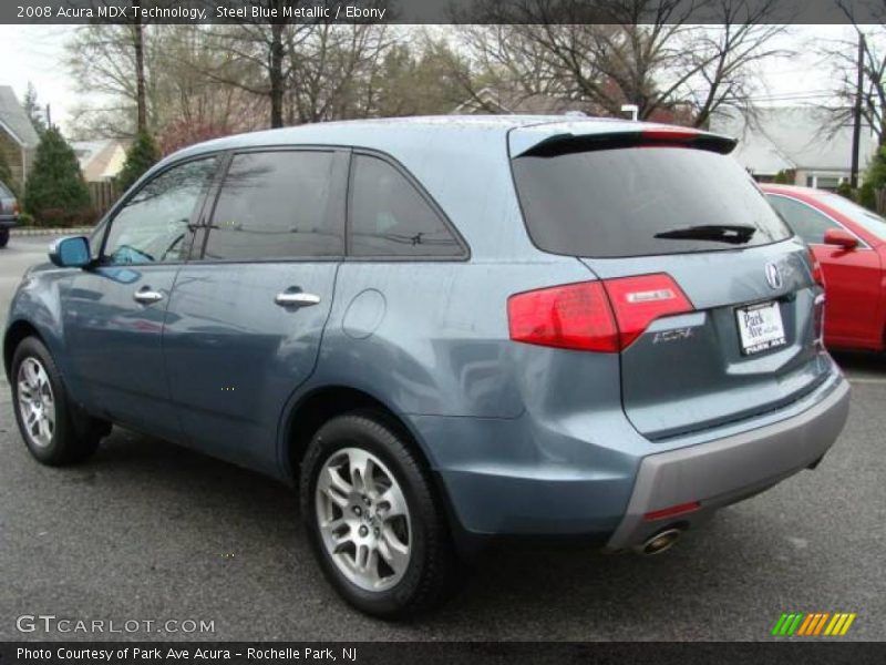 Steel Blue Metallic / Ebony 2008 Acura MDX Technology