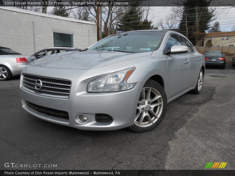 Radiant Silver Metallic / Charcoal 2009 Nissan Maxima 3.5 SV Premium
