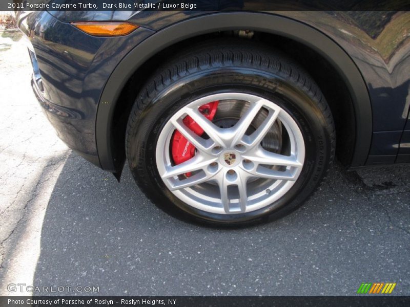 Dark Blue Metallic / Luxor Beige 2011 Porsche Cayenne Turbo