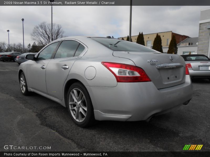 Radiant Silver Metallic / Charcoal 2009 Nissan Maxima 3.5 SV Premium