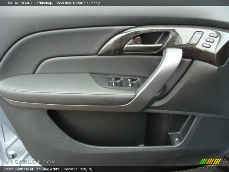 Steel Blue Metallic / Ebony 2008 Acura MDX Technology