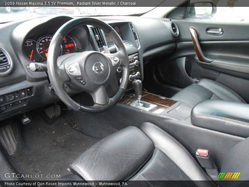 Radiant Silver Metallic / Charcoal 2009 Nissan Maxima 3.5 SV Premium