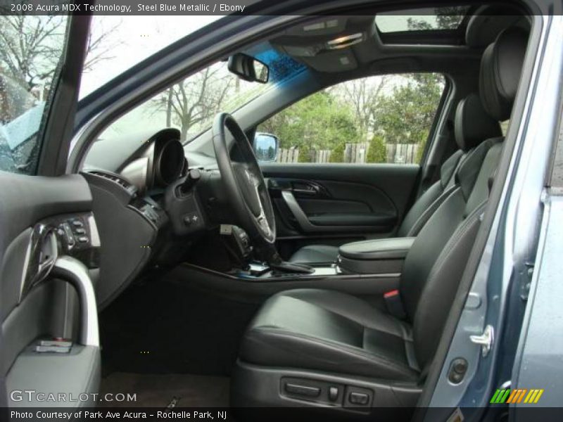 Steel Blue Metallic / Ebony 2008 Acura MDX Technology
