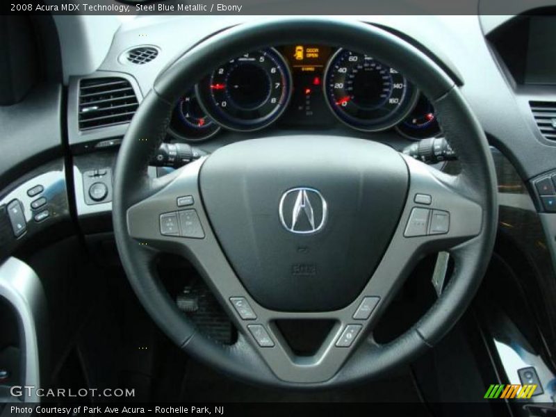 Steel Blue Metallic / Ebony 2008 Acura MDX Technology