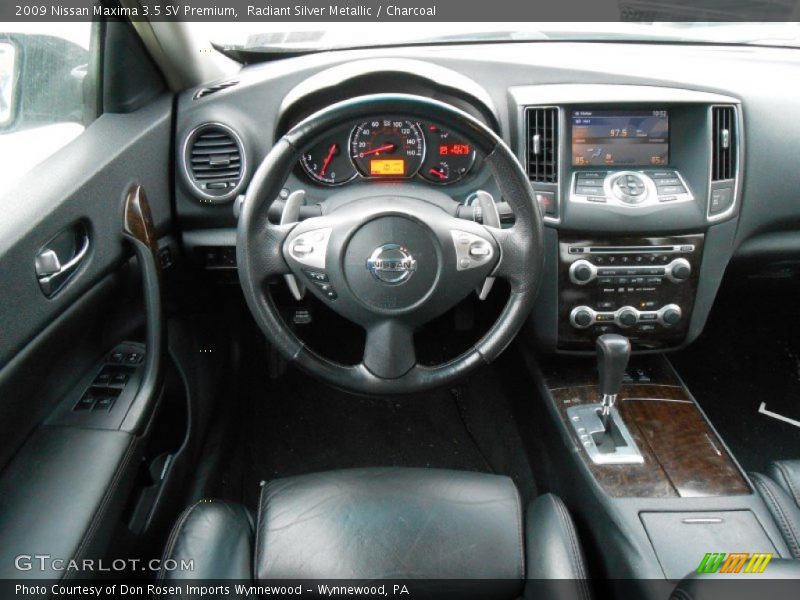 Radiant Silver Metallic / Charcoal 2009 Nissan Maxima 3.5 SV Premium