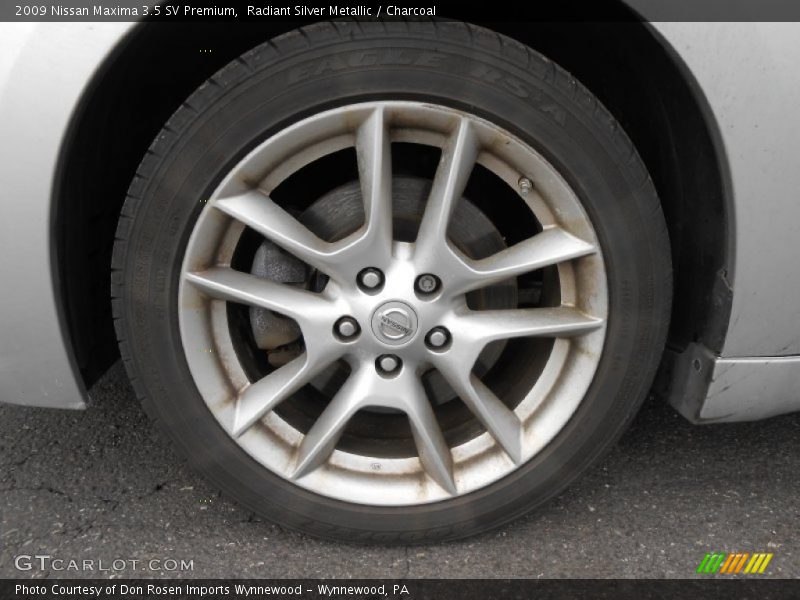 Radiant Silver Metallic / Charcoal 2009 Nissan Maxima 3.5 SV Premium