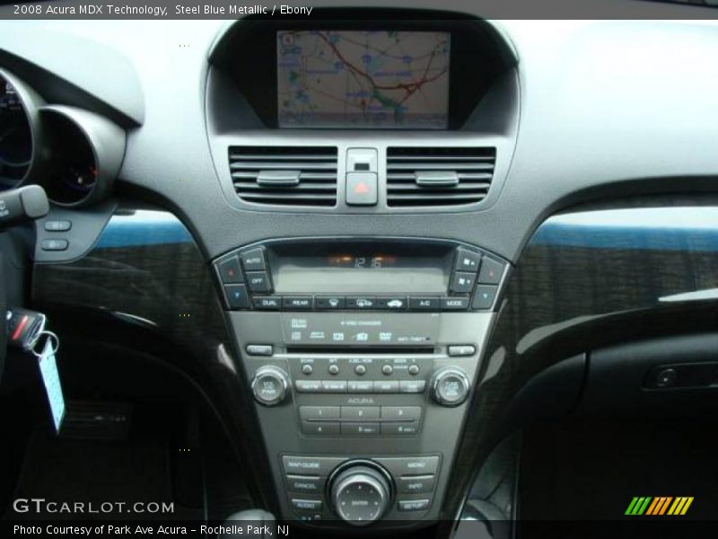 Steel Blue Metallic / Ebony 2008 Acura MDX Technology