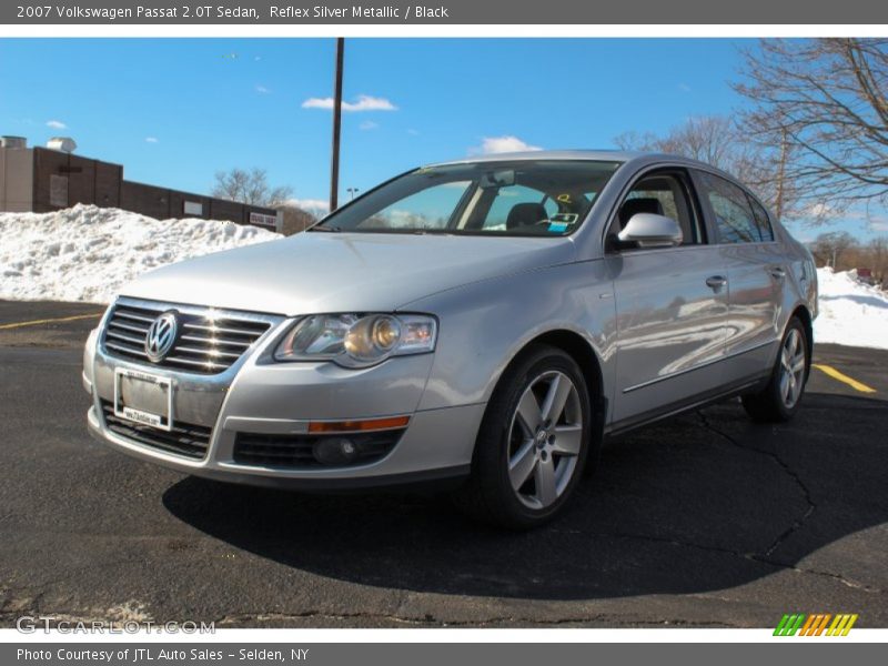 Reflex Silver Metallic / Black 2007 Volkswagen Passat 2.0T Sedan