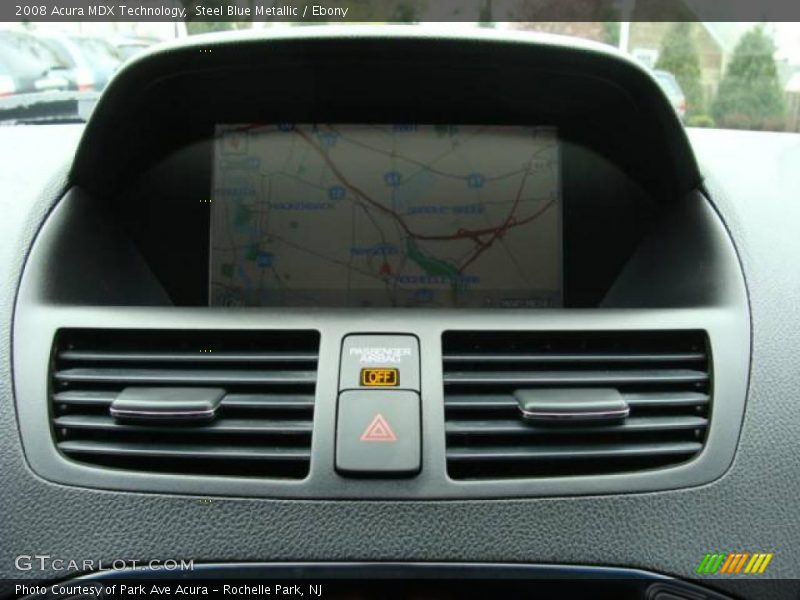 Steel Blue Metallic / Ebony 2008 Acura MDX Technology