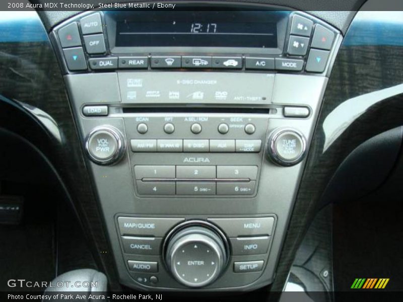 Steel Blue Metallic / Ebony 2008 Acura MDX Technology