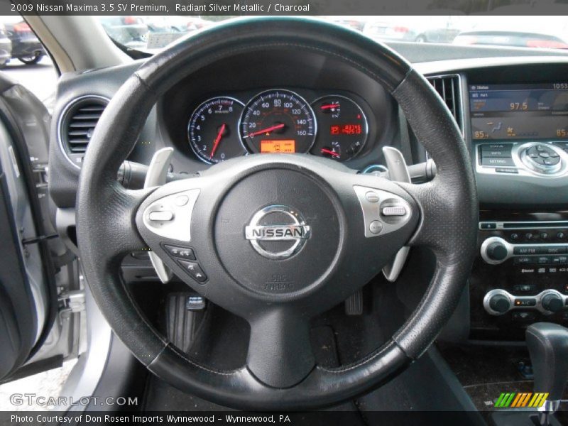 Radiant Silver Metallic / Charcoal 2009 Nissan Maxima 3.5 SV Premium
