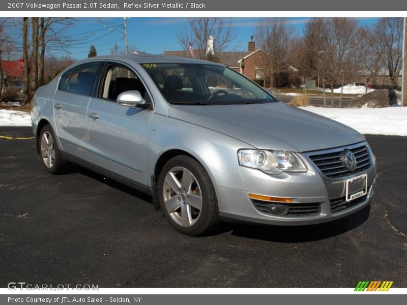 Reflex Silver Metallic / Black 2007 Volkswagen Passat 2.0T Sedan