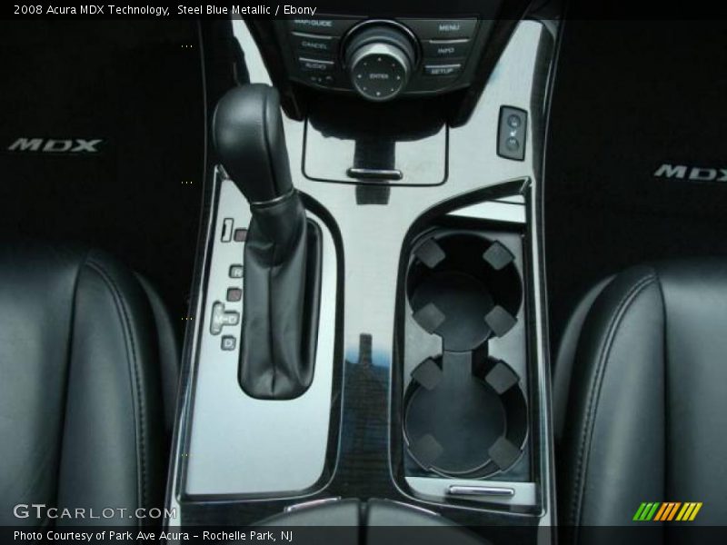 Steel Blue Metallic / Ebony 2008 Acura MDX Technology