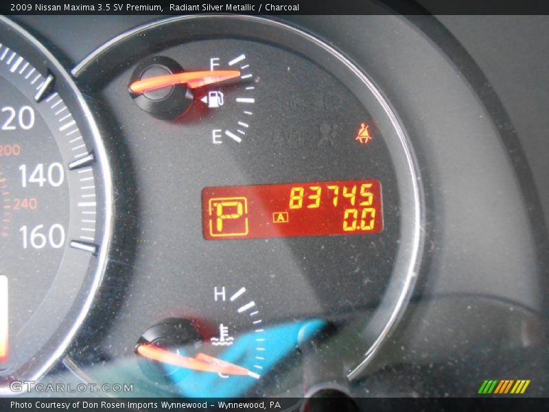 Radiant Silver Metallic / Charcoal 2009 Nissan Maxima 3.5 SV Premium