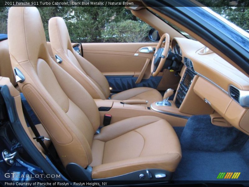  2011 911 Turbo Cabriolet Natural Brown Interior