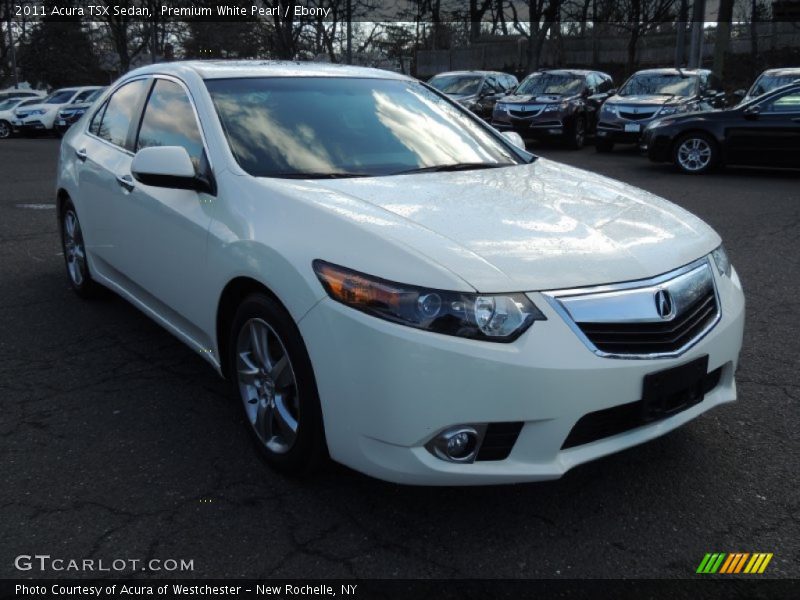 Premium White Pearl / Ebony 2011 Acura TSX Sedan