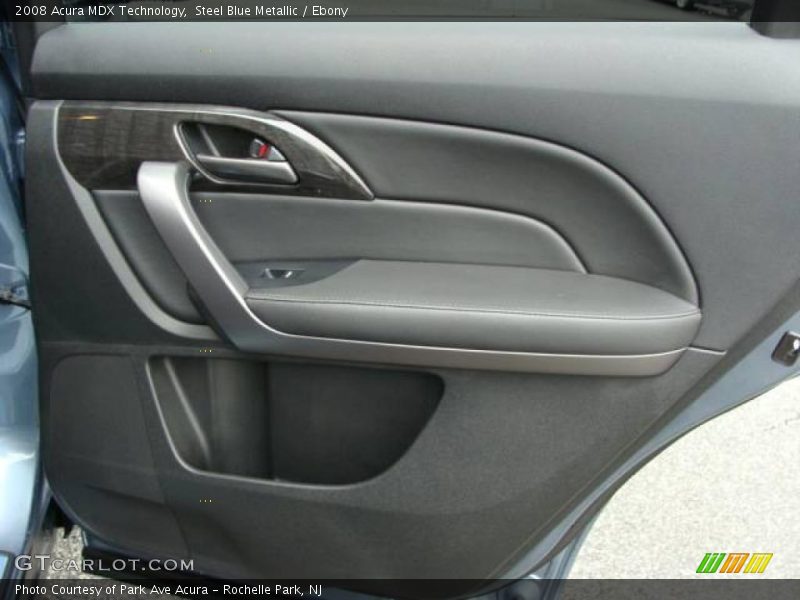 Steel Blue Metallic / Ebony 2008 Acura MDX Technology