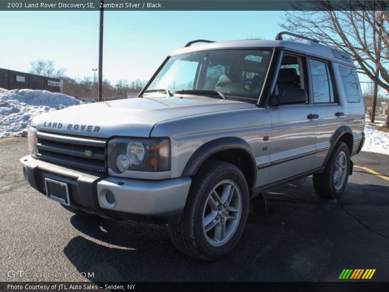 Zambezi Silver / Black 2003 Land Rover Discovery SE