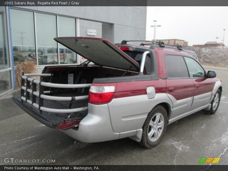 Regatta Red Pearl / Gray 2003 Subaru Baja