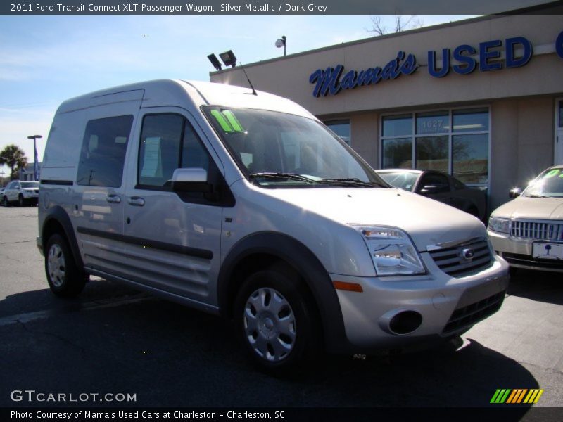 Silver Metallic / Dark Grey 2011 Ford Transit Connect XLT Passenger Wagon