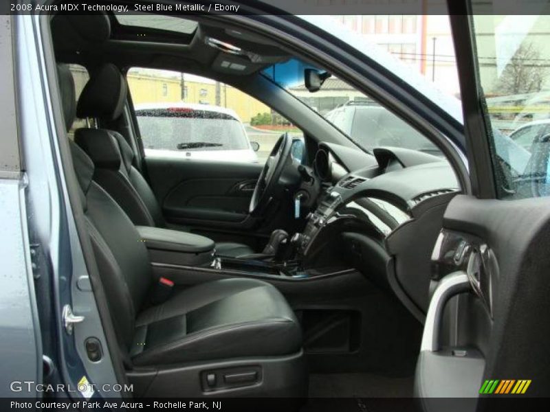 Steel Blue Metallic / Ebony 2008 Acura MDX Technology
