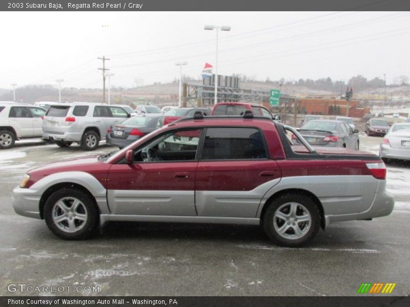 Regatta Red Pearl / Gray 2003 Subaru Baja