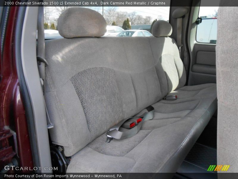 Dark Carmine Red Metallic / Graphite 2000 Chevrolet Silverado 1500 LS Extended Cab 4x4