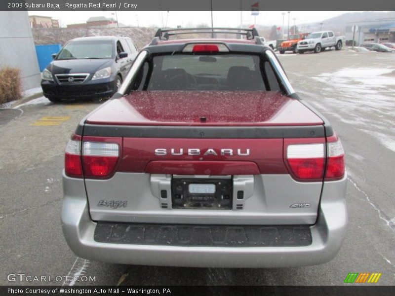 Regatta Red Pearl / Gray 2003 Subaru Baja