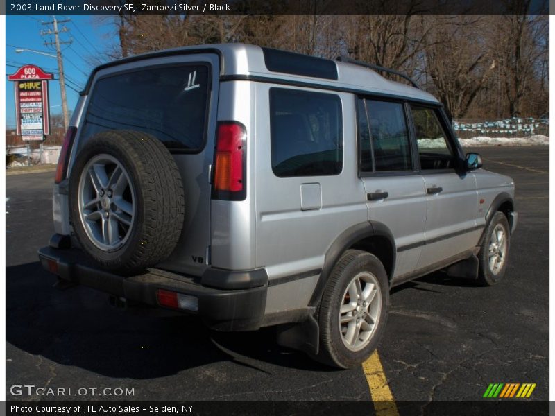 Zambezi Silver / Black 2003 Land Rover Discovery SE