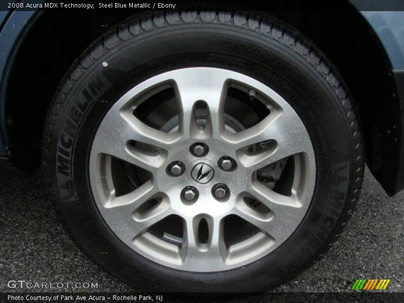 Steel Blue Metallic / Ebony 2008 Acura MDX Technology