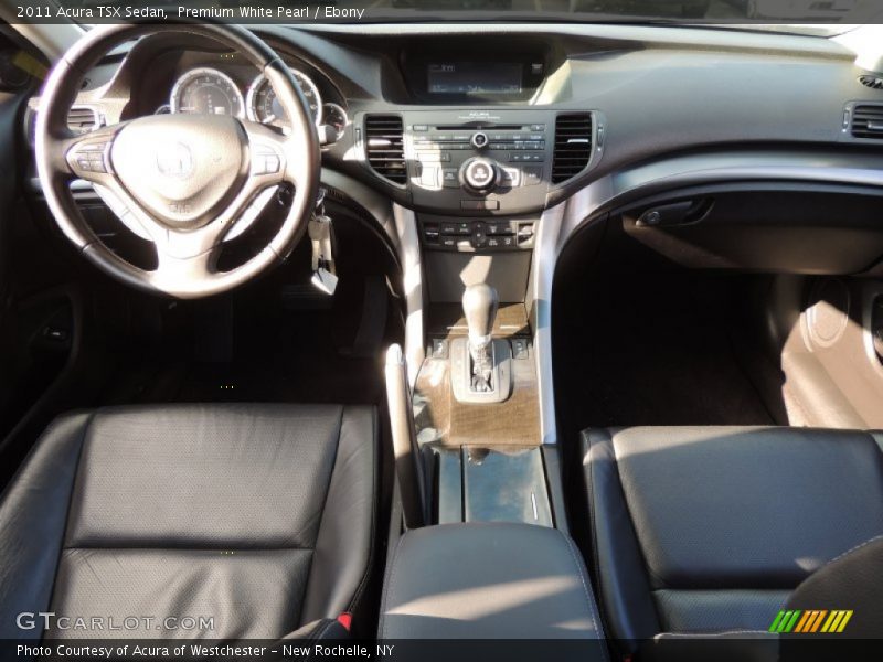 Premium White Pearl / Ebony 2011 Acura TSX Sedan
