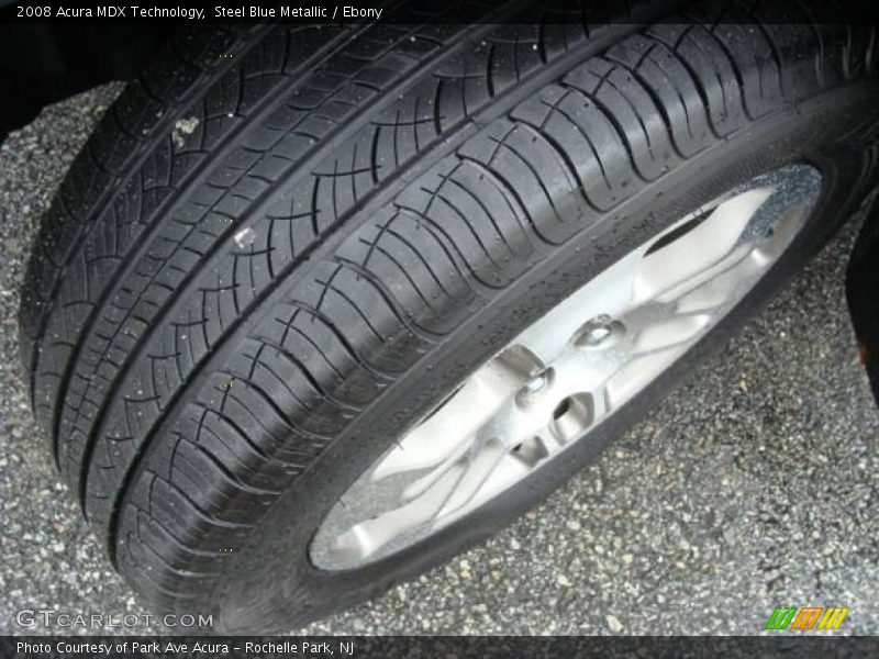 Steel Blue Metallic / Ebony 2008 Acura MDX Technology