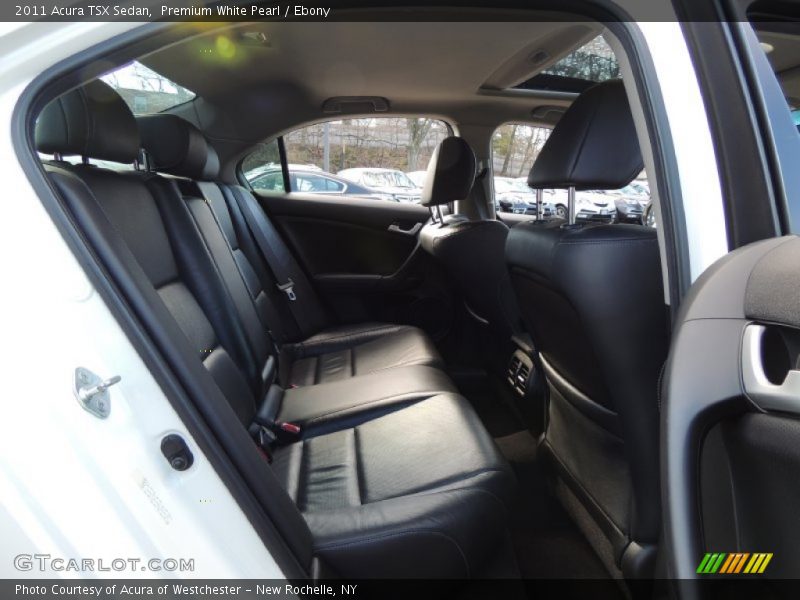 Premium White Pearl / Ebony 2011 Acura TSX Sedan