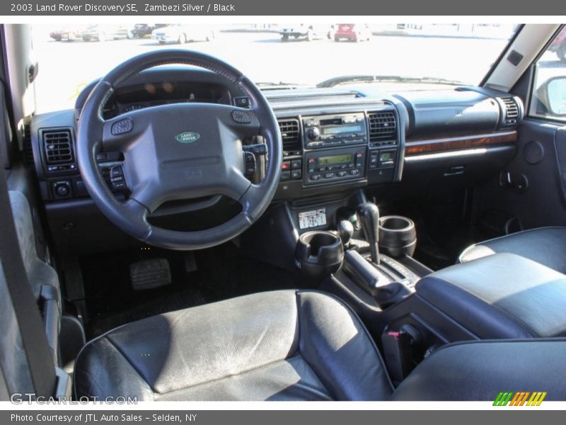 Zambezi Silver / Black 2003 Land Rover Discovery SE