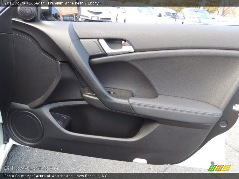 Premium White Pearl / Ebony 2011 Acura TSX Sedan