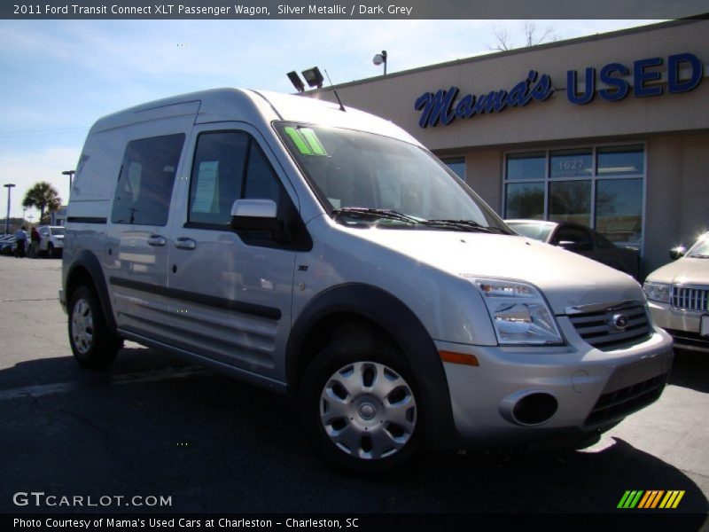 Silver Metallic / Dark Grey 2011 Ford Transit Connect XLT Passenger Wagon