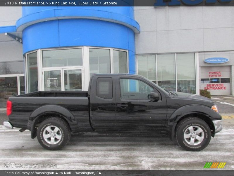 Super Black / Graphite 2010 Nissan Frontier SE V6 King Cab 4x4