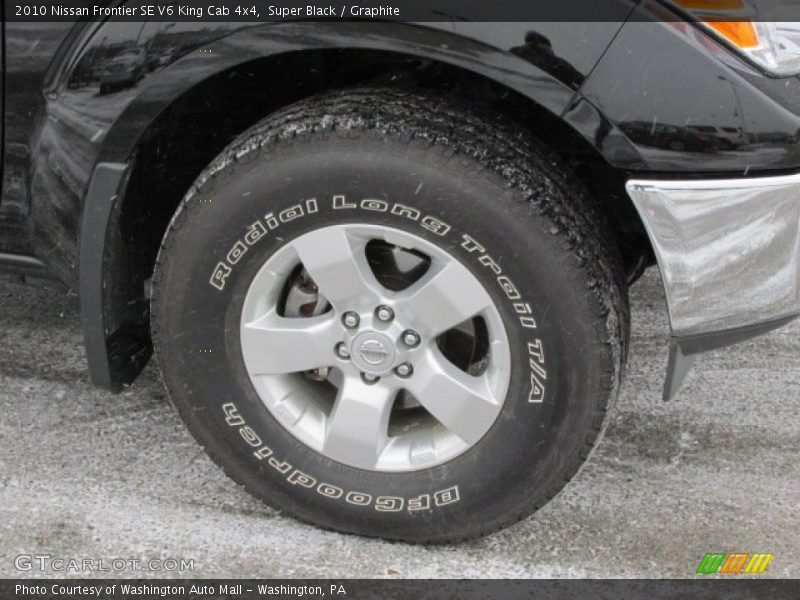 Super Black / Graphite 2010 Nissan Frontier SE V6 King Cab 4x4