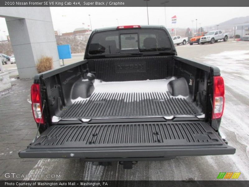 Super Black / Graphite 2010 Nissan Frontier SE V6 King Cab 4x4