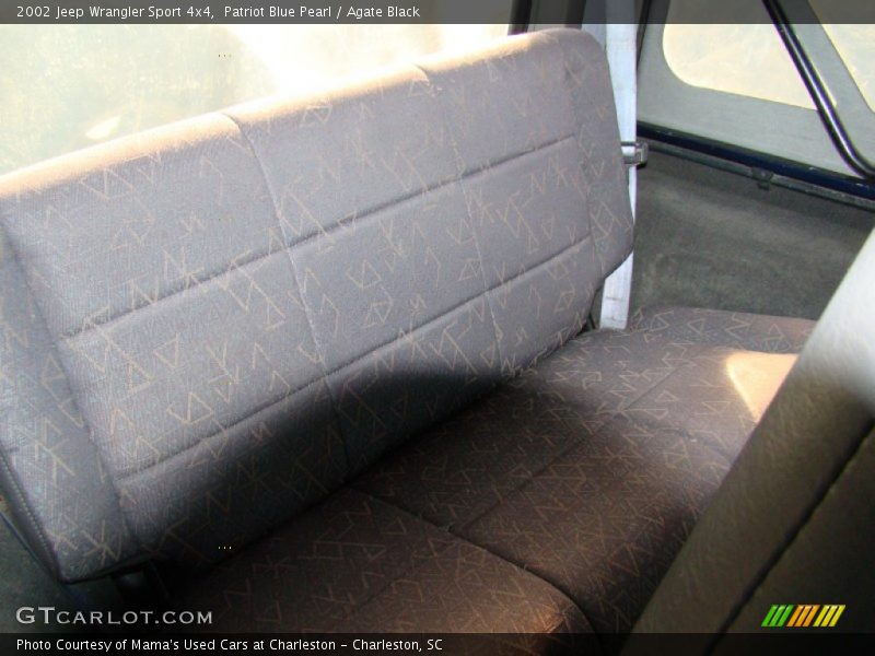 Patriot Blue Pearl / Agate Black 2002 Jeep Wrangler Sport 4x4