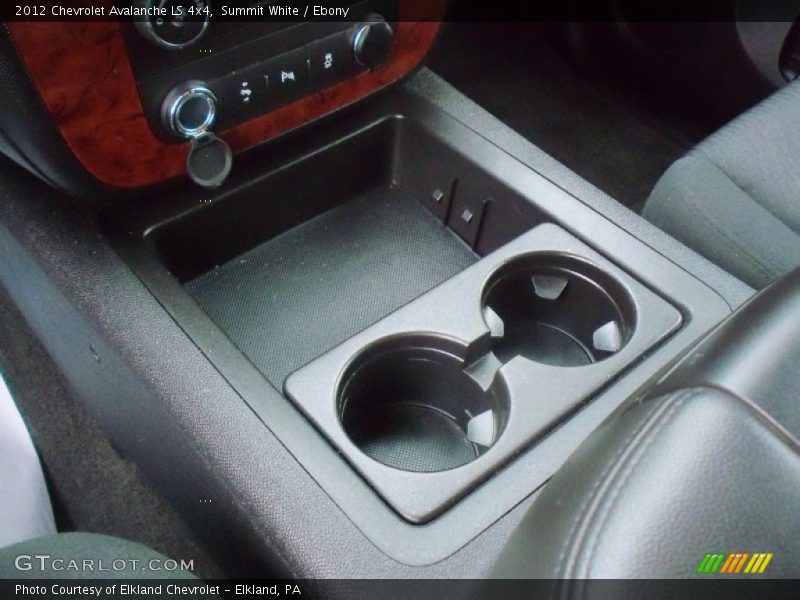 Summit White / Ebony 2012 Chevrolet Avalanche LS 4x4