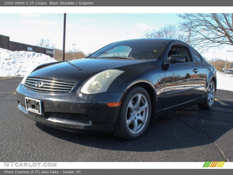 Black Obsidian / Graphite 2003 Infiniti G 35 Coupe