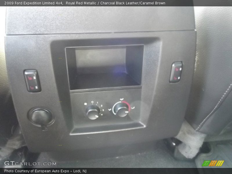 Royal Red Metallic / Charcoal Black Leather/Caramel Brown 2009 Ford Expedition Limited 4x4