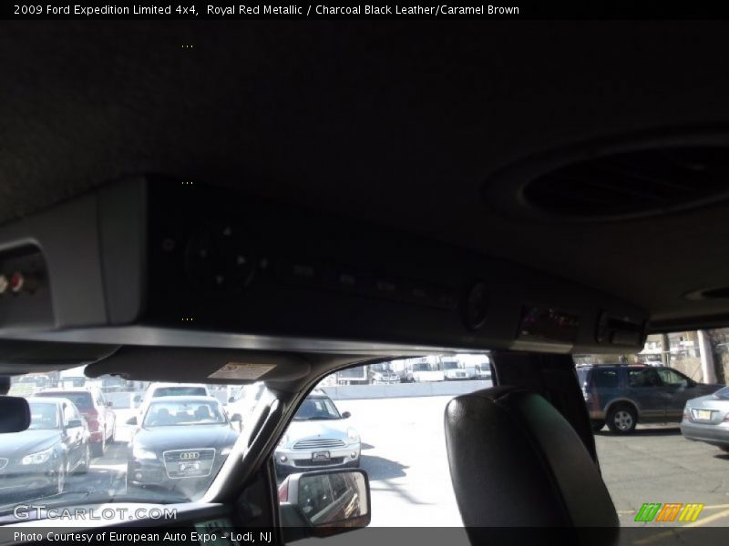 Royal Red Metallic / Charcoal Black Leather/Caramel Brown 2009 Ford Expedition Limited 4x4