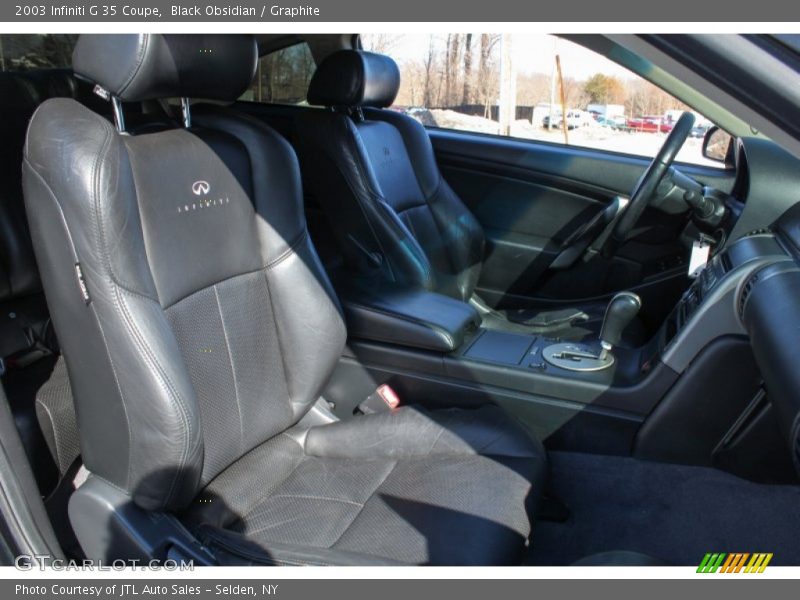 Black Obsidian / Graphite 2003 Infiniti G 35 Coupe