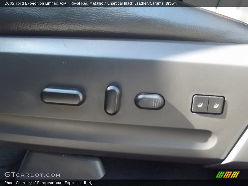 Royal Red Metallic / Charcoal Black Leather/Caramel Brown 2009 Ford Expedition Limited 4x4