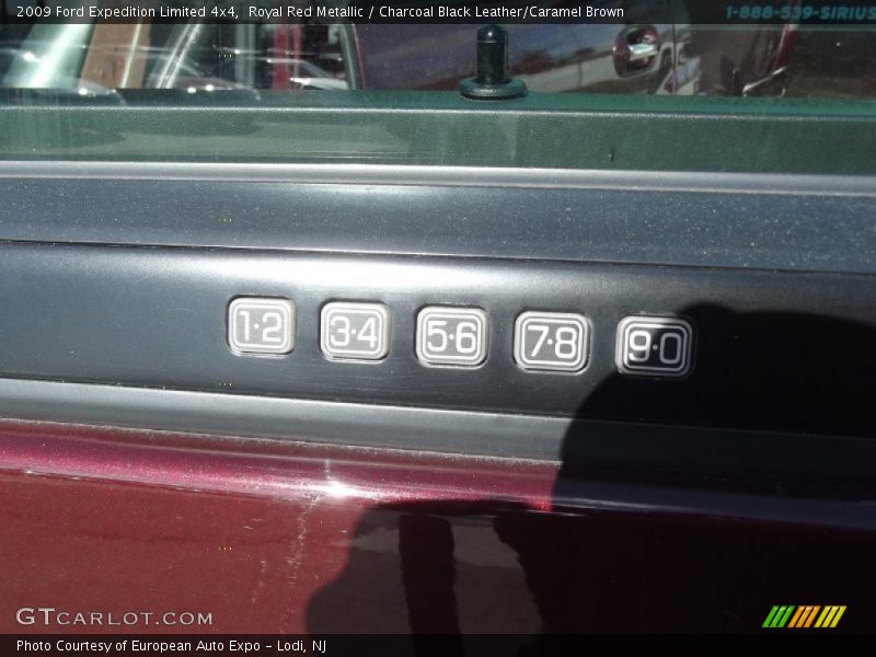 Royal Red Metallic / Charcoal Black Leather/Caramel Brown 2009 Ford Expedition Limited 4x4
