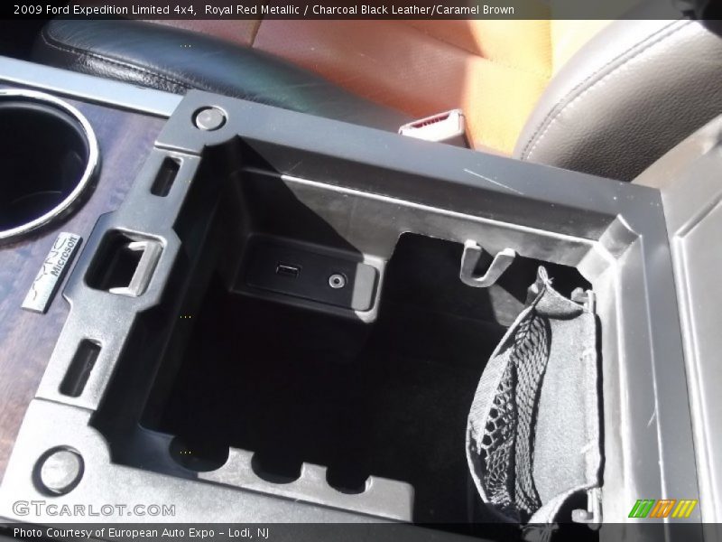 Royal Red Metallic / Charcoal Black Leather/Caramel Brown 2009 Ford Expedition Limited 4x4