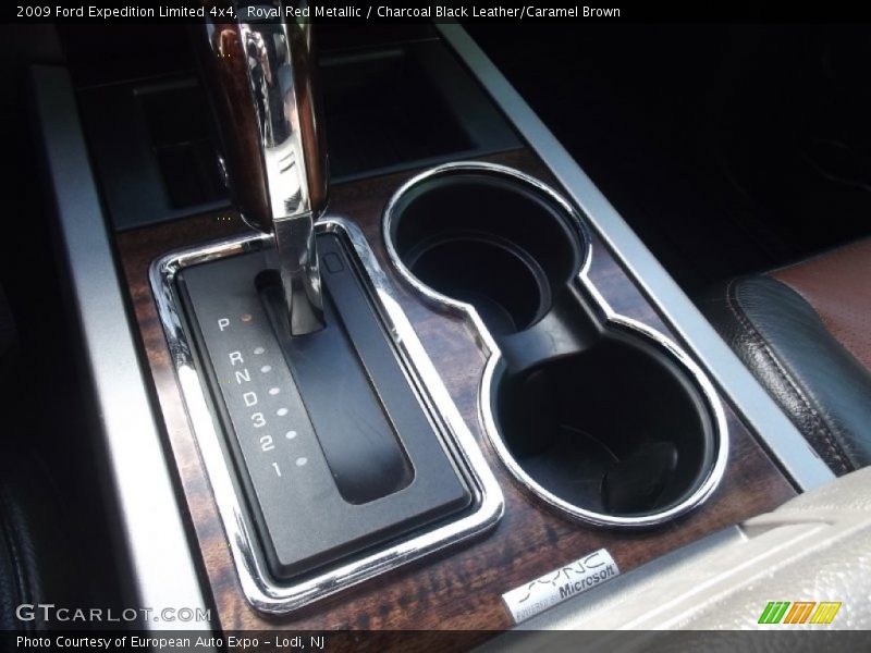 Royal Red Metallic / Charcoal Black Leather/Caramel Brown 2009 Ford Expedition Limited 4x4
