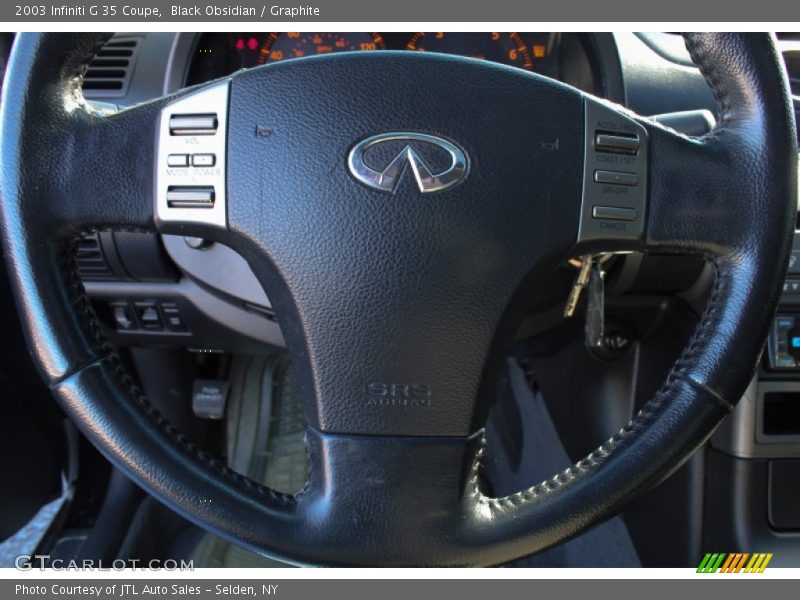 Black Obsidian / Graphite 2003 Infiniti G 35 Coupe